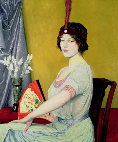 Der japanische Fächer, 1914 von William Strang